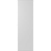 Ekena Millwork 15 W 43 H True Fit PVC parasztház lapos panel kombinált rögzített redőnyök, borsvörös