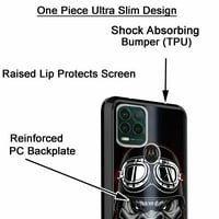 Ultra vékony PC-TPU telefon tok kompatibilis a Motorola Moto One 5g Moto One 5g Plus-val-Gorilla motoros