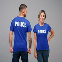 Rendészeti tisztviselő pólók-elülső hátsó vagy mindkettő - bármilyen Színméret