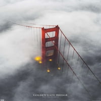 San Francisco-Ködös Híd Fal Poszter, 22.375 34