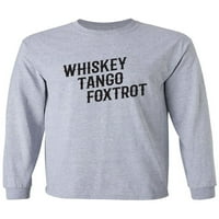 Whisky Tango Foxtrot felnőtt Hosszú ujjú póló