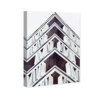 A Wynwood Studio építészet és épületek fali művészete nyomtatványok „Edge” szerkezetek - fehér, barna