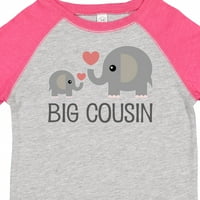 Inktastic Big Cousin bejelentés ajándék kisgyermek fiú vagy kisgyermek lány póló