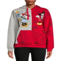A Disney Mickey Mouse és a Friends női grafikus gyapjú kapucnis pulóver