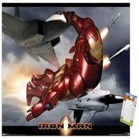 Marvel Cinematic Universe-Iron Man-repülés közben fúvókákkal fali poszter, 22.375 34