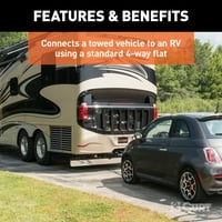 Egyedi vontatott jármű RV kábelköteg a gumicsónak vontatásához, válassza a Ram 1500 lehetőséget