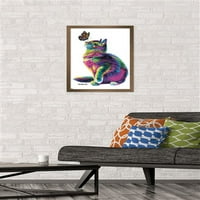 Moreno-macska és pillangó fali poszter, 14.725 22.375
