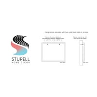 Stupell Industries ösztönözve a hit idézetét rusztikus botanikus súrolási grafikus galéria csomagolt vászon nyomtatott
